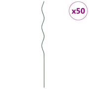 Vidaxl plantondersteuning 50 st groen 110 x 0.6 x 0.6 cm staal - afbeelding 3