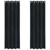 Vidaxl verduisterende gordijnen 2 pcs zwart 140 x 245 cm fluweel