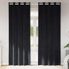 Vidaxl verduisterende gordijnen 2 pcs zwart 140 x 260 cm fluweel