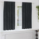 Vidaxl gordijnen 2 st zwart 140 x 175 cm fluweel