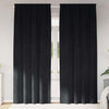 Vidaxl verduisterende gordijnen 2 pcs zwart 140 x 225 cm fluweel