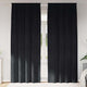 Vidaxl gordijnen 2 st zwart 140 x 245 cm fluweel
