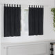 Vidaxl gordijnen 2 st zwart 140 x 140 cm fluweel