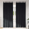 Vidaxl verduisterende gordijnen 2 pcs zwart 140 x 260 cm fluweel