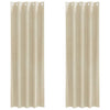 Vidaxl verduisterende gordijnen 2 pcs crème 140 x 225 cm fluweel