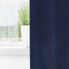 Vidaxl verduisterende gordijnen 2 pcs donkerblauw 140 x 140 cm fluweel