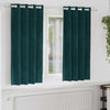 Vidaxl verduisterende gordijnen 2 pcs donkergroen 140 x 175 cm fluweel