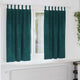 Vidaxl gordijnen 2 st donkergroen 140 x 175 cm fluweel