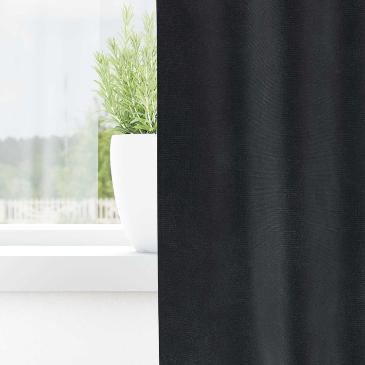 Vidaxl gordijnen 2 st donkergrijs 140 x 140 cm fluweel