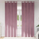 Vidaxl gordijnen 2 st donkerroze 140 x 225 cm fluweel