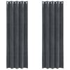 Vidaxl verduisterende gordijnen 2 pcs lichtgrijs 140 x 225 cm fluweel