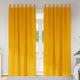 Vidaxl gordijnen 2 st mosterdgeel 140 x 245 cm fluweel