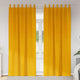Vidaxl gordijnen 2 st mosterdgeel 140 x 260 cm fluweel