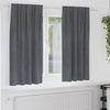 Vidaxl verduisterende gordijnen 2 pcs lichtgrijs 140 x 175 cm fluweel