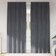 Vidaxl verduisterende gordijnen 2 pcs lichtgrijs 140 x 260 cm fluweel