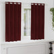 Vidaxl gordijnen 2 st wijnrood 140 x 175 cm fluweel