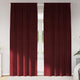 Vidaxl gordijnen 2 st wijnrood 140 x 245 cm fluweel