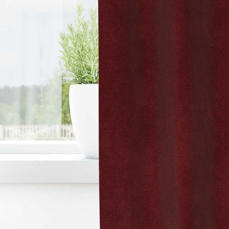 Vidaxl gordijnen 2 st wijnrood 140 x 140 cm fluweel