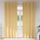 Vidaxl zwart-out gordijnen met ringen 2 st beige 245 x 140 cm