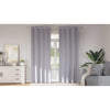 Vidaxl zwart-out gordijnen met ringen 2 pcs metaalgrijs 225 x 140 cm