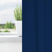 Vidaxl zwart-out gordijnen met ringen 2 pcs donkerblauw 175 x 140 cm - afbeelding 3