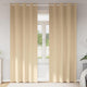 Vidaxl zwart-out gordijnen met ringen 2 st crèmekleurig 225 x 140 cm