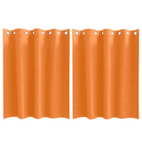 Vidaxl zwart-out gordijnen met ringen 2 pcs feloranje 140 x 140 cm - afbeelding 2