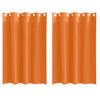 Vidaxl zwart-out gordijnen met ringen 2 pcs feloranje 175 x 140 cm