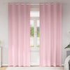 Vidaxl zwart-out gordijnen met ringen 2 pcs babyroze 225 x 140 cm