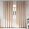 Vidaxl zwart-out gordijnen met ringen 2 pcs taupe 225 x 140 cm