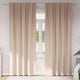 Vidaxl zwart-out gordijnen met ringen 2 st taupe 260 x 140 cm