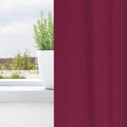 Vidaxl zwart-out gordijnen met ringen 2 st wijnrood 175 x 140 cm - afbeelding 3