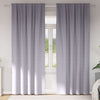 Vidaxl zwart-out gordijnen met ringen 2 pcs metaalgrijs 245 x 140 cm