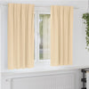 Vidaxl zwart-out gordijnen met ringen 2 pcs crème 175 x 140 cm