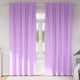 Vidaxl zwart-out gordijnen met ringen 2 st paars 225 x 140 cm