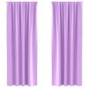 Vidaxl zwart-out gordijnen met ringen 2 pcs paars 260 x 140 cm