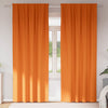 Vidaxl zwart-out gordijnen met ringen 2 pcs feloranje 225 x 140 cm