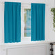 Vidaxl zwart-out gordijnen met ringen 2 st turquoise 175 x 140 cm