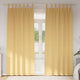 Vidaxl zwart-out gordijnen met ringen 2 st beige 260 x 140 cm