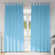 Vidaxl zwart-out gordijnen met ringen 2 st lichtblauw 260 x 140 cm