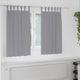 Vidaxl zwart-out gordijnen met ringen 2 pcs lichtgrijs 140 x 140 cm