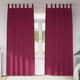 Vidaxl zwart-out gordijnen met ringen 2 st wijnrood 260 x 140 cm
