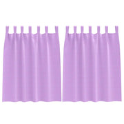 Vidaxl zwart-out gordijnen met ringen 2 st paars 140 x 140 cm - afbeelding 2
