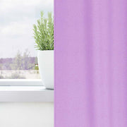 Vidaxl zwart-out gordijnen met ringen 2 st paars 175 x 140 cm - afbeelding 3