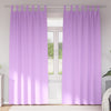 Vidaxl zwart-out gordijnen met ringen 2 pcs paars 225 x 140 cm