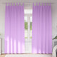 Vidaxl zwart-out gordijnen met ringen 2 st paars 260 x 140 cm