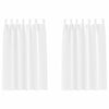 Vidaxl zwart-out gordijnen met ringen 2 pcs puur wit 175 x 140 cm