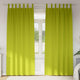 Vidaxl zwart-out gordijnen met ringen 2 st groen 260 x 140 cm