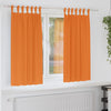 Vidaxl zwart-out gordijnen met ringen 2 pcs feloranje 175 x 140 cm