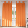 Vidaxl zwart-out gordijnen met ringen 2 pcs feloranje 225 x 140 cm